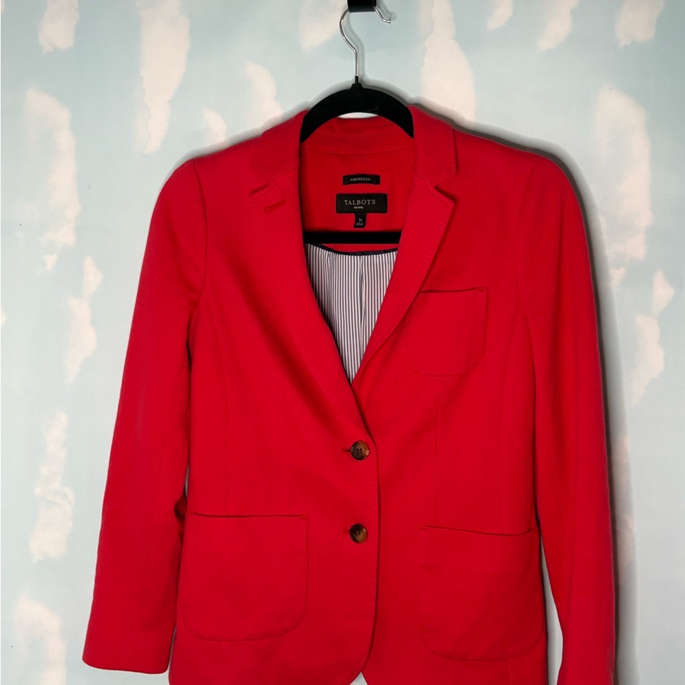 Talbots Bold Red Women's Blazer
